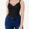 One-piece V-neck Lace Bodysuit Abdominal Shaping