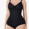 One-piece V-neck Lace Bodysuit Abdominal Shaping