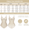 One-piece V-neck Lace Bodysuit Abdominal Shaping