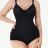 One-piece V-neck Lace Bodysuit Abdominal Shaping