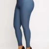 MT220180 Mid-rise Faux Denim Trousers Corset Waist